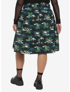 Universal Monsters Creature From The Black Lagoon Allover Print Skirt Plus Size, , hi-res