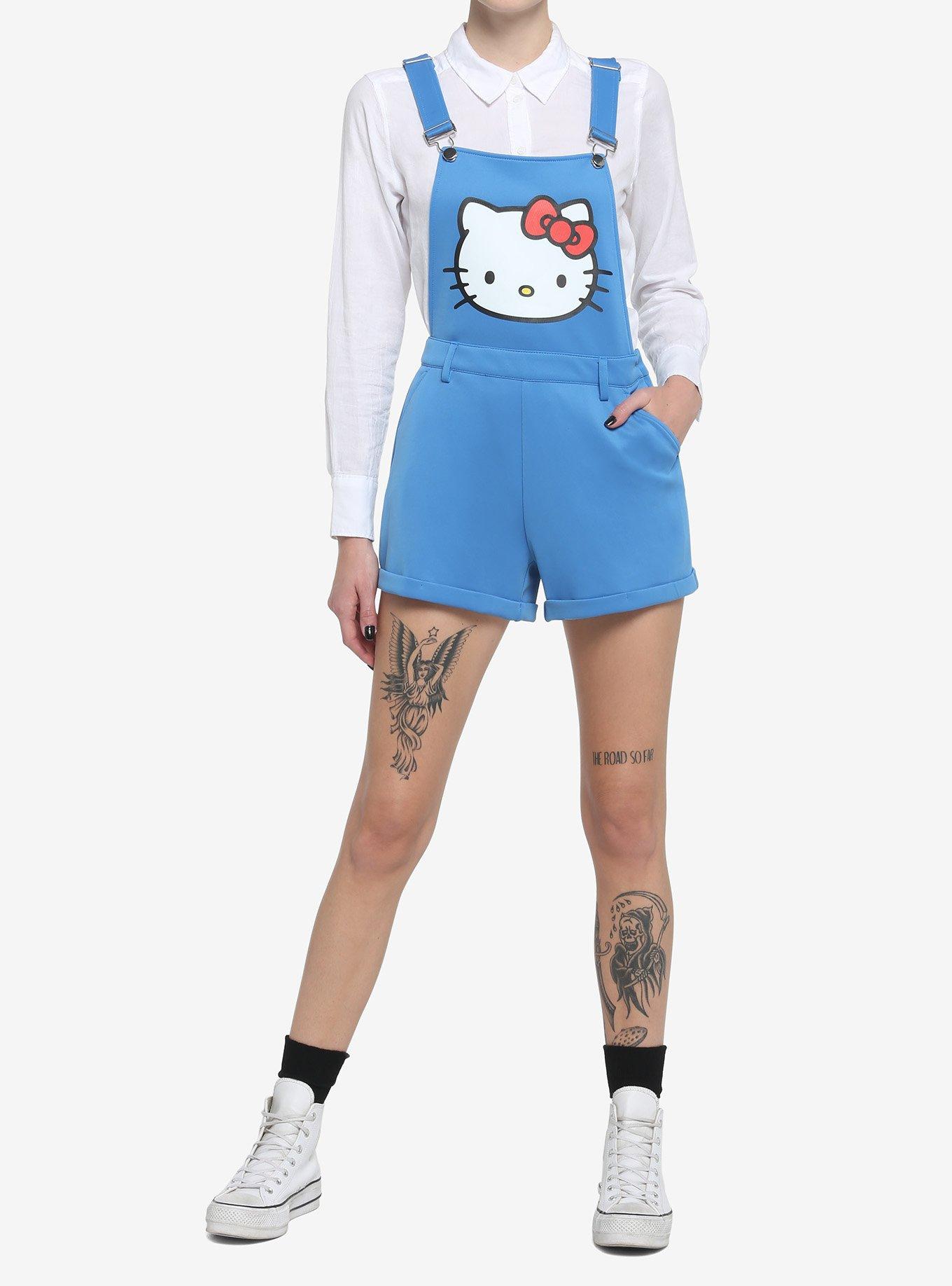 Hello Kitty Blue Shortalls, MULTI, alternate