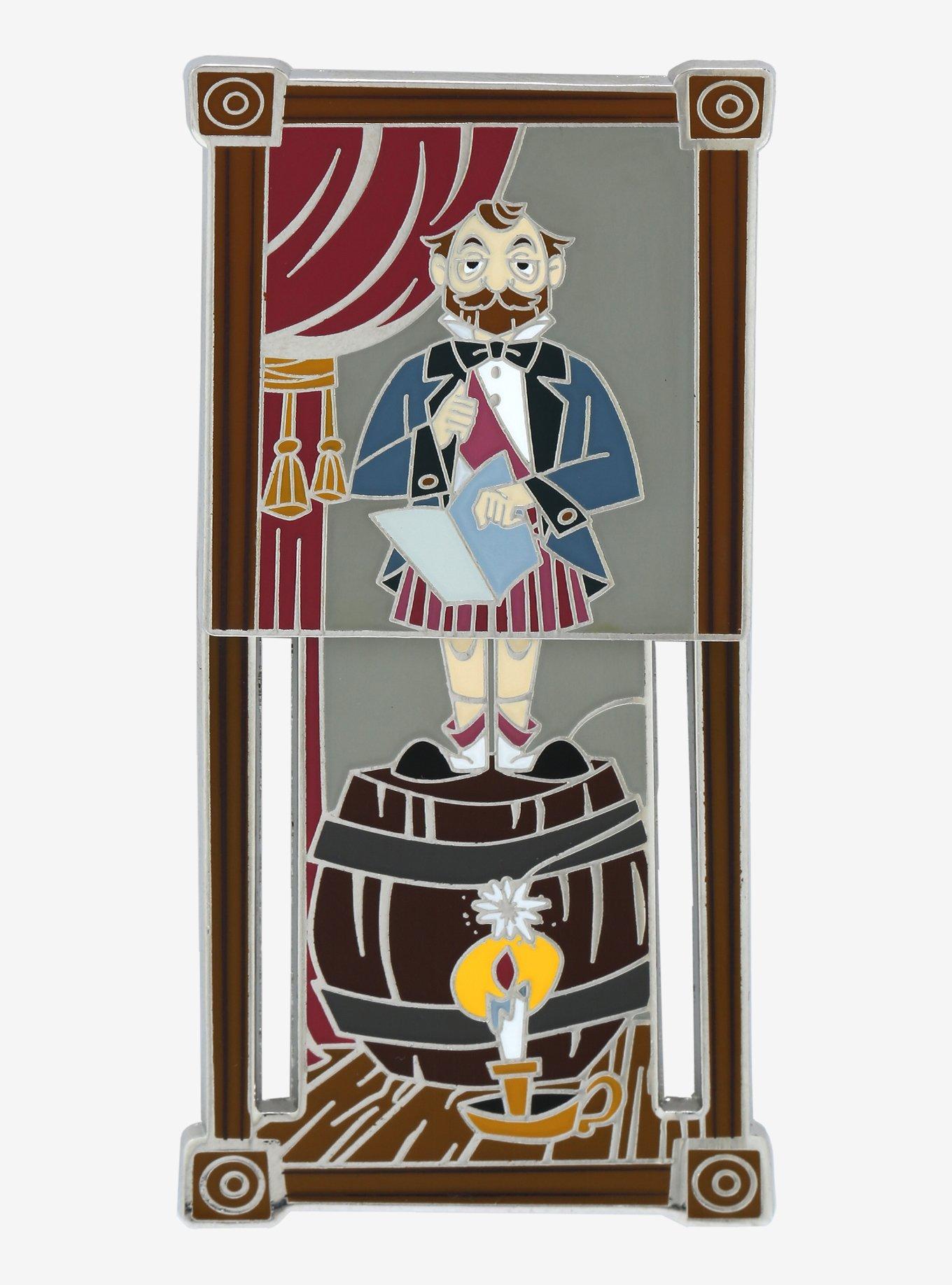 Disney Haunted Mansion Alexander Nitrokoff Stretching Portrait Sliding Enamel Pin - BoxLunch Exclusive, , hi-res