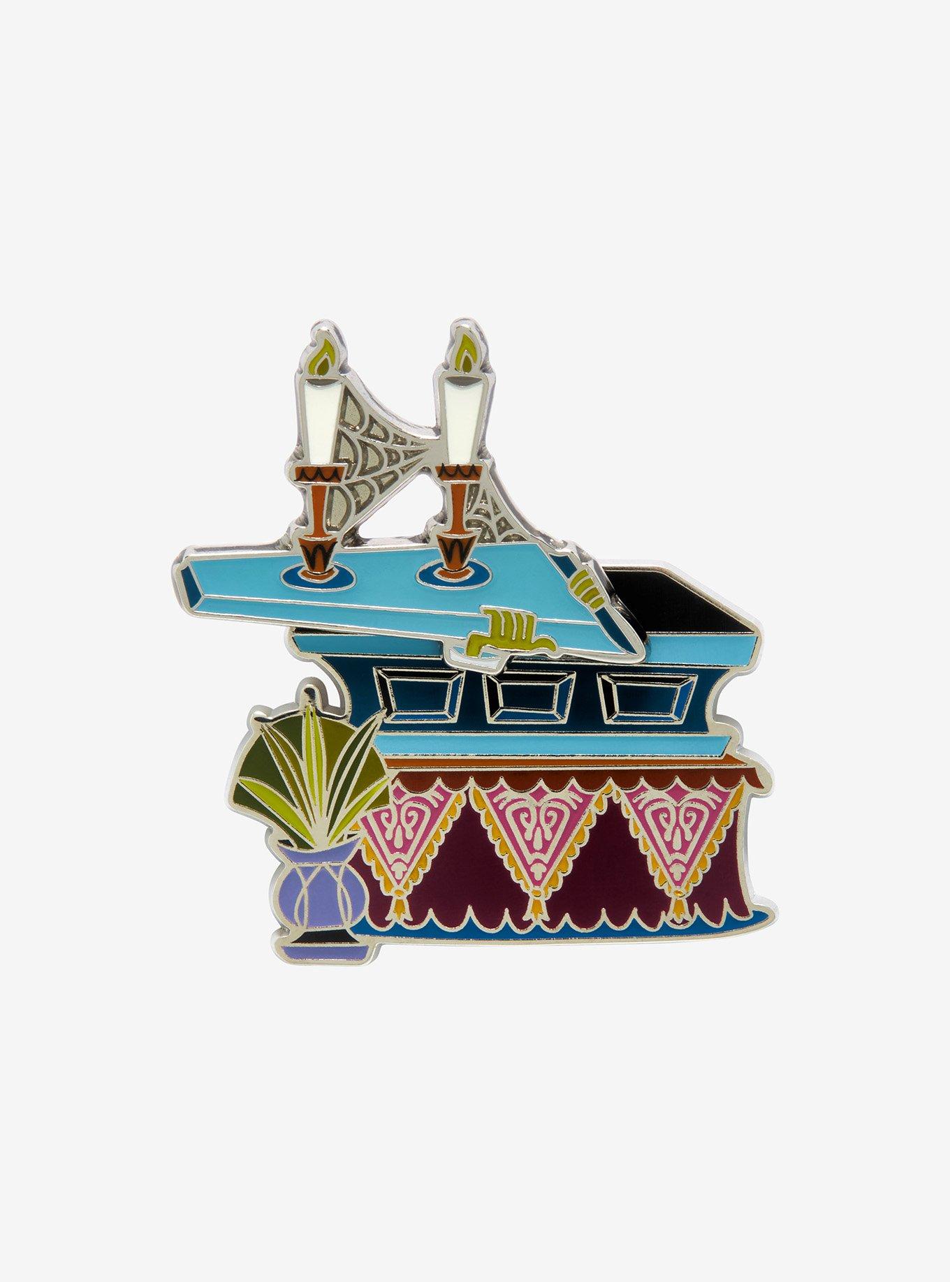 Disney The Haunted Mansion Coffin Sliding Enamel Pin - BoxLunch Exclusive, , alternate