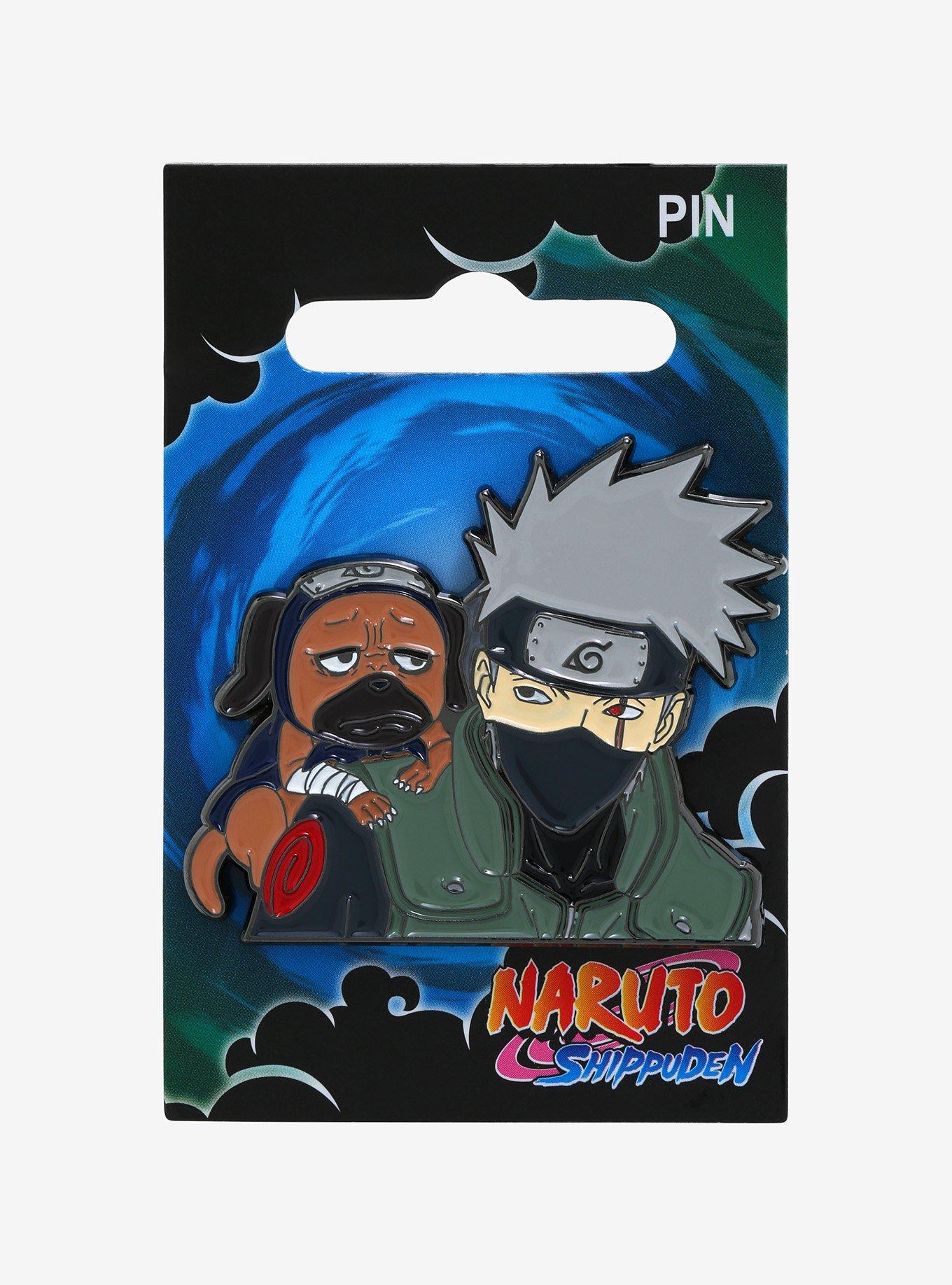 Naruto Shippuden Kakashi & Pakun Enamel Pin - BoxLunch Exclusive, , alternate