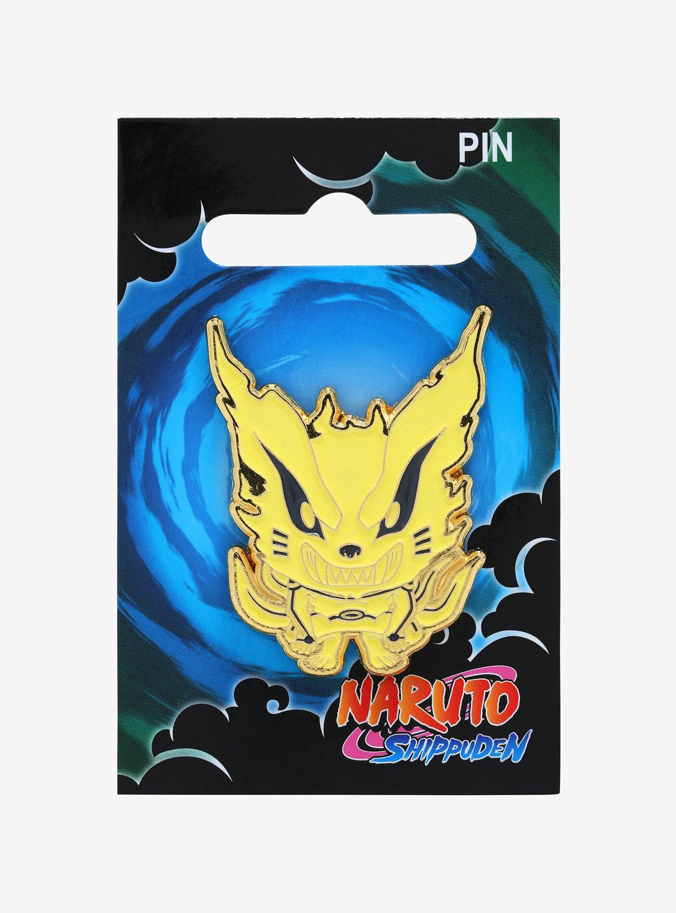 Naruto Shippuden Chibi Naruto & Kurama Kurama Cloak Enamel Pin - BoxLunch Exclusive, , alternate