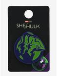 Marvel She-Hulk Vector Silhouette Enamel Pin, , alternate