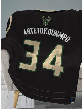 NBA Milwaukee Bucks Giannis Antetokounmpo Plush Throw Blanket, , hi-res