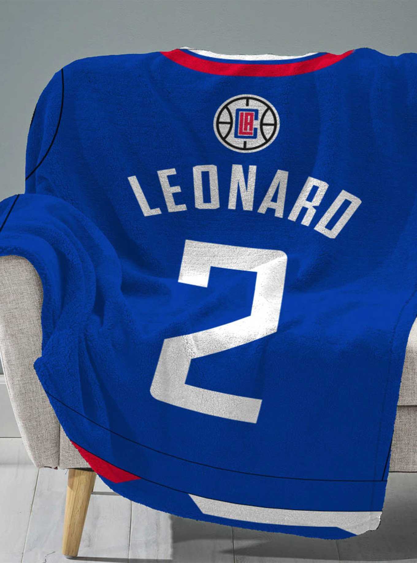NBA Los Angeles Clippers Kawhi Leonard Plush Throw Blanket, , hi-res
