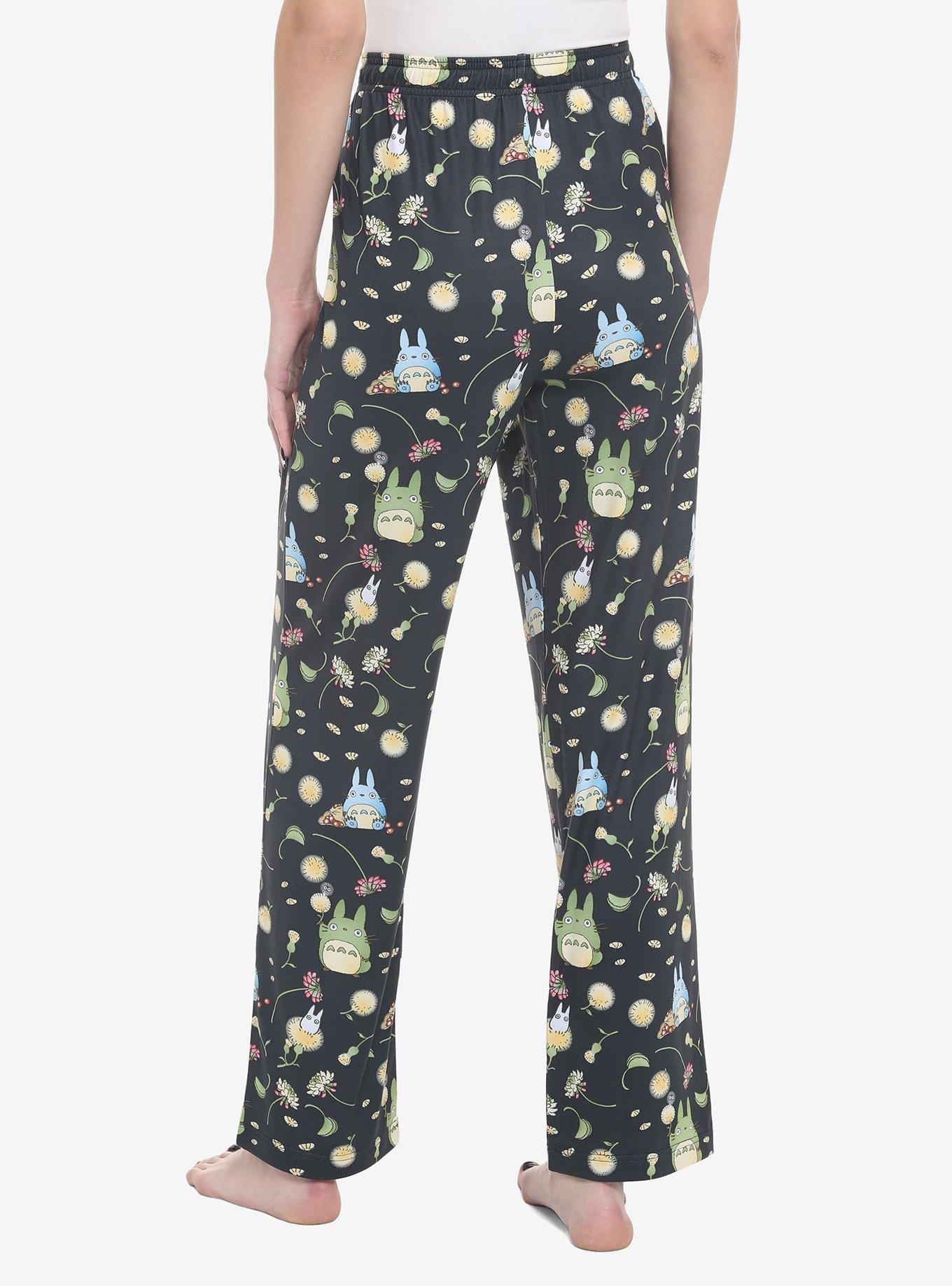 Studio Ghibli My Neighbor Totoro Allover Print Pajama Pants, MULTI, alternate