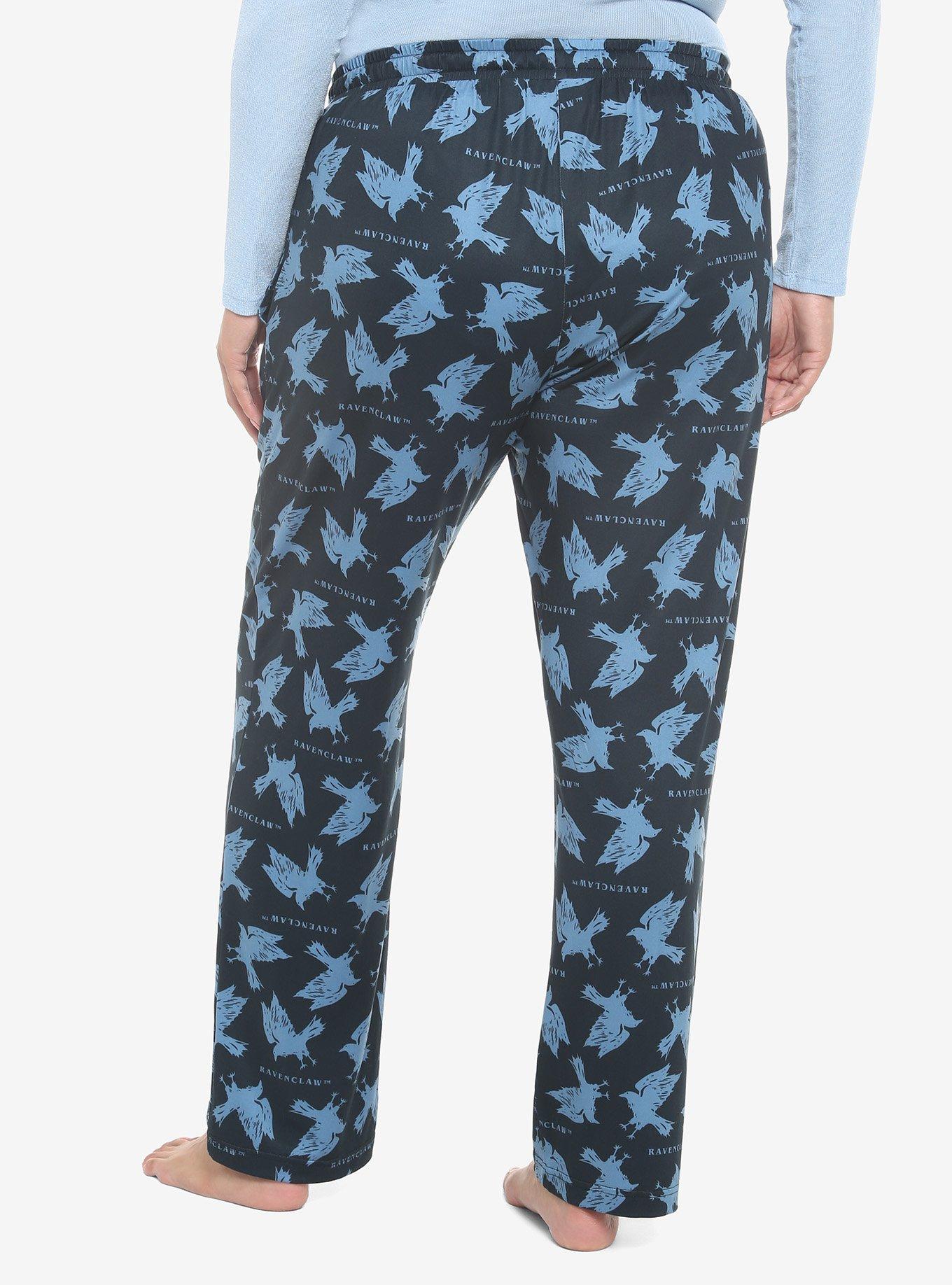 Harry Potter Ravenclaw House Pajama Pants Plus Size, MULTI, alternate