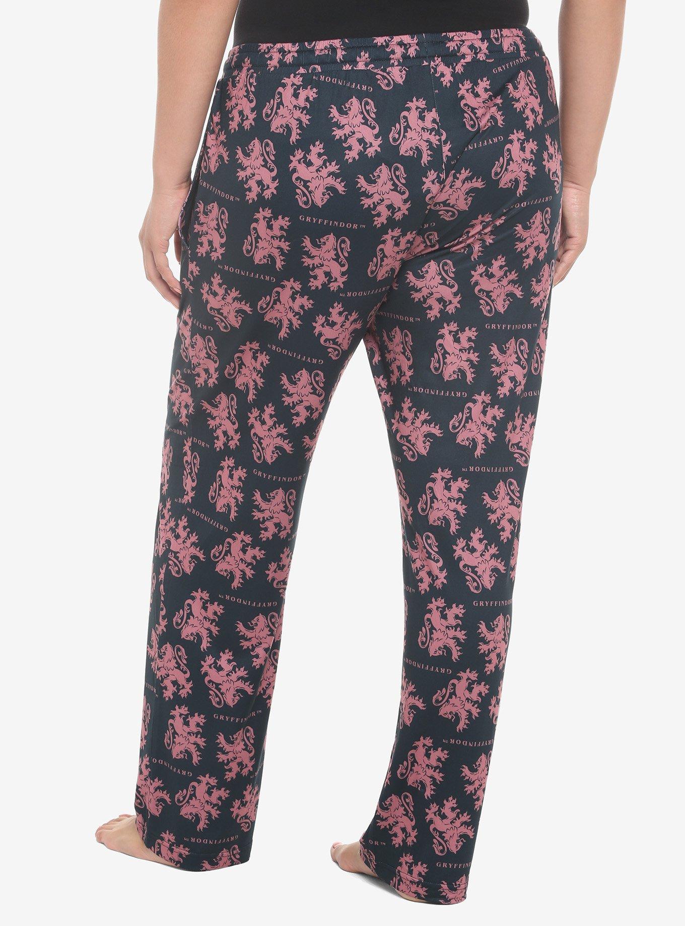 Harry Potter Gryffindor House Pajama Pants Plus Size, MULTI, alternate