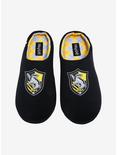 Harry Potter Hufflepuff Badger Crest Slippers - BoxLunch Exclusive, BLACK, alternate