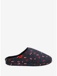 Marvel Spider-Man Miles Morales Chibi Allover Print Slippers - BoxLunch Exclusive, BLACK, alternate