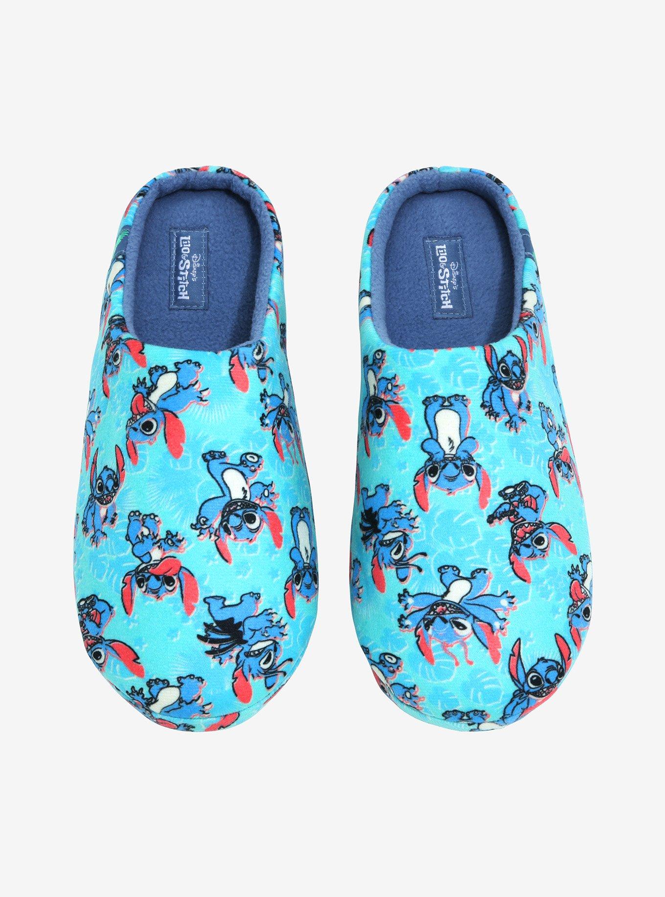 Disney Lilo & Stitch Tropical Allover Print Slippers