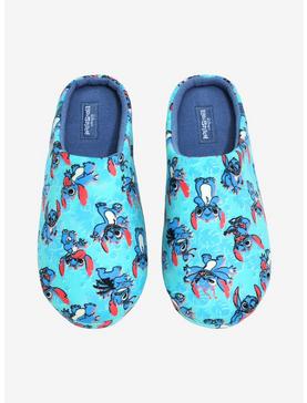 Disney Lilo & Stitch Tropical Allover Print Slippers, , hi-res