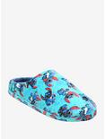 Disney Lilo & Stitch Tropical Allover Print Slippers, LIGHT BLUE, alternate