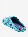 Disney Lilo & Stitch Tropical Allover Print Slippers, LIGHT BLUE, alternate