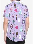 Our Universe Disney The Haunted Mansion Characters Woven Button-Up, MULTI, alternate