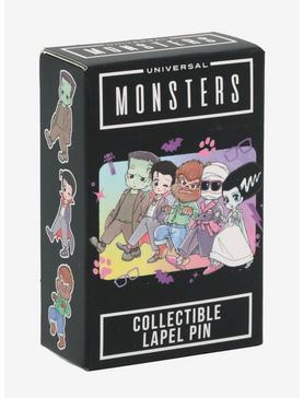 Universal Monsters Anime Blind Box Enamel Pin, , hi-res
