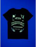 Ouija Board Glow-In-The-Dark Boyfriend Fit Girls T-Shirt, MULTI, alternate