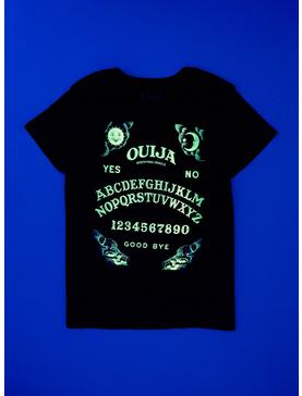 Ouija Board Glow-In-The-Dark Boyfriend Fit Girls T-Shirt, , hi-res