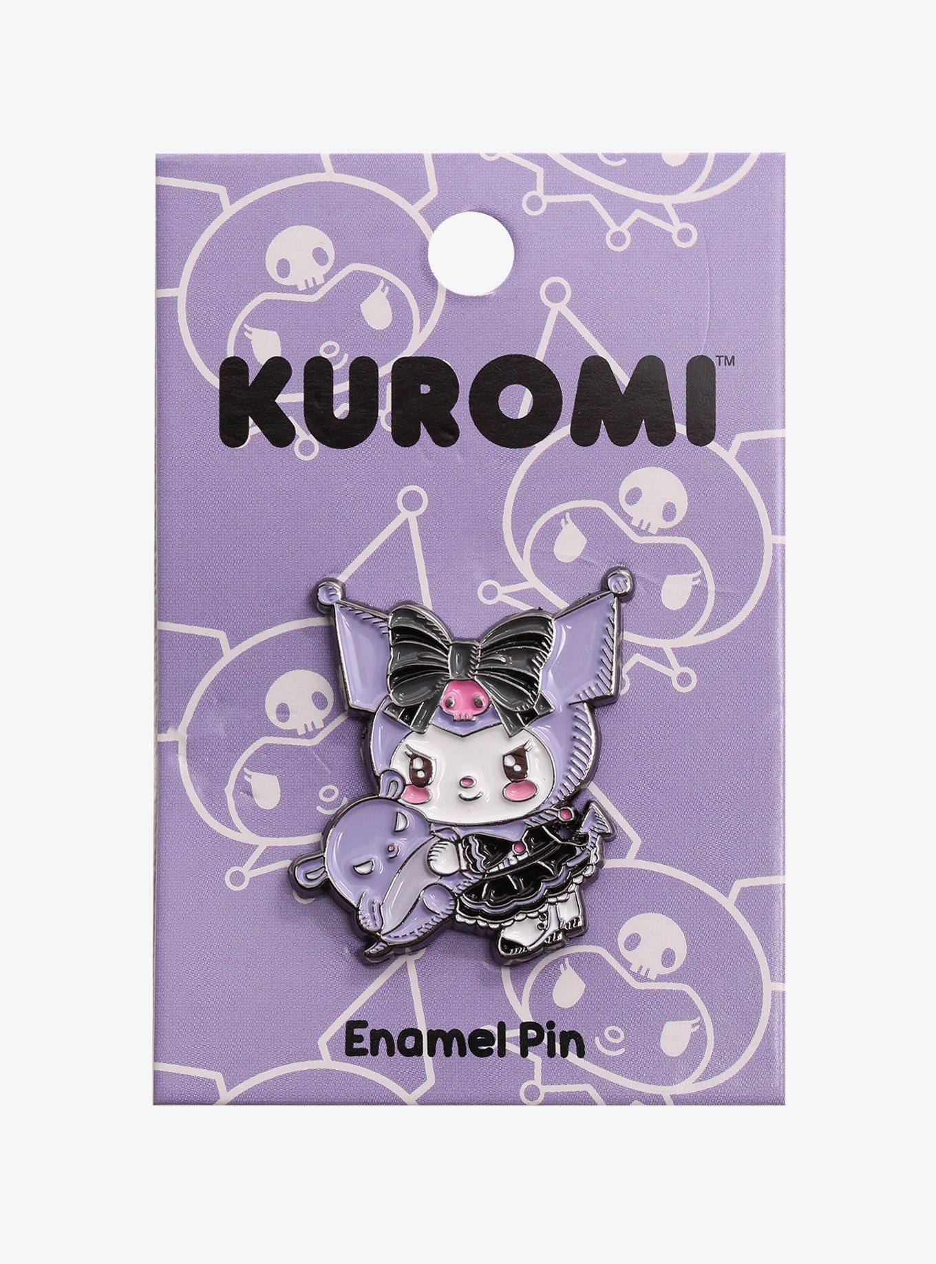 Kuromi Baku Lolita Enamel Pin, , alternate
