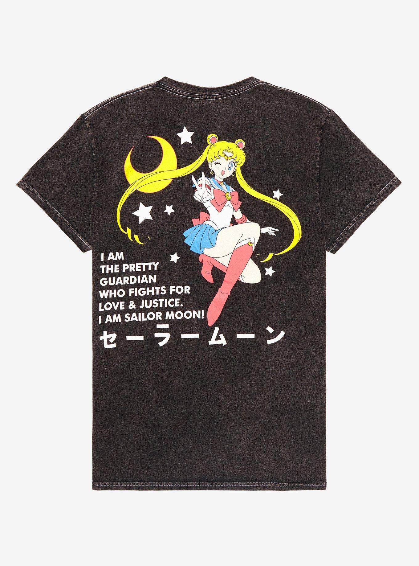 Sailor Moon Wink Boyfriend Fit Girls T-Shirt, MULTI, alternate