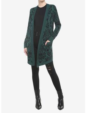 Her Universe Disney The Haunted Mansion Wallpaper Open Cardigan, , hi-res