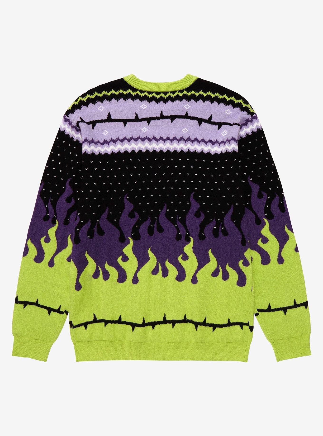 Disney Villains Holiday Sweater - BoxLunch Exclusive, MULTI, alternate