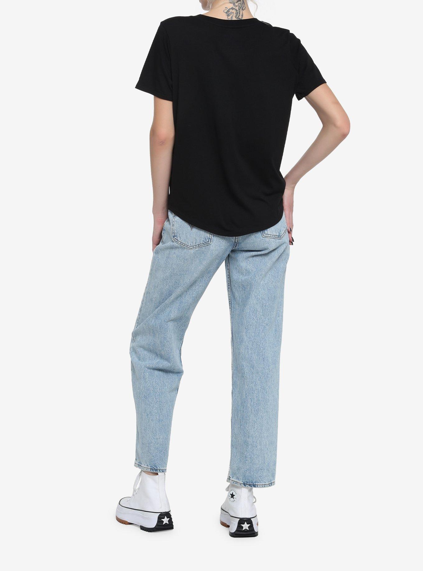Her Universe Black Crewneck Favorite T-Shirt, DEEP BLACK, alternate