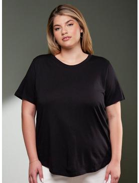 Her Universe Black Crewneck Favorite T-Shirt Plus Size, , hi-res