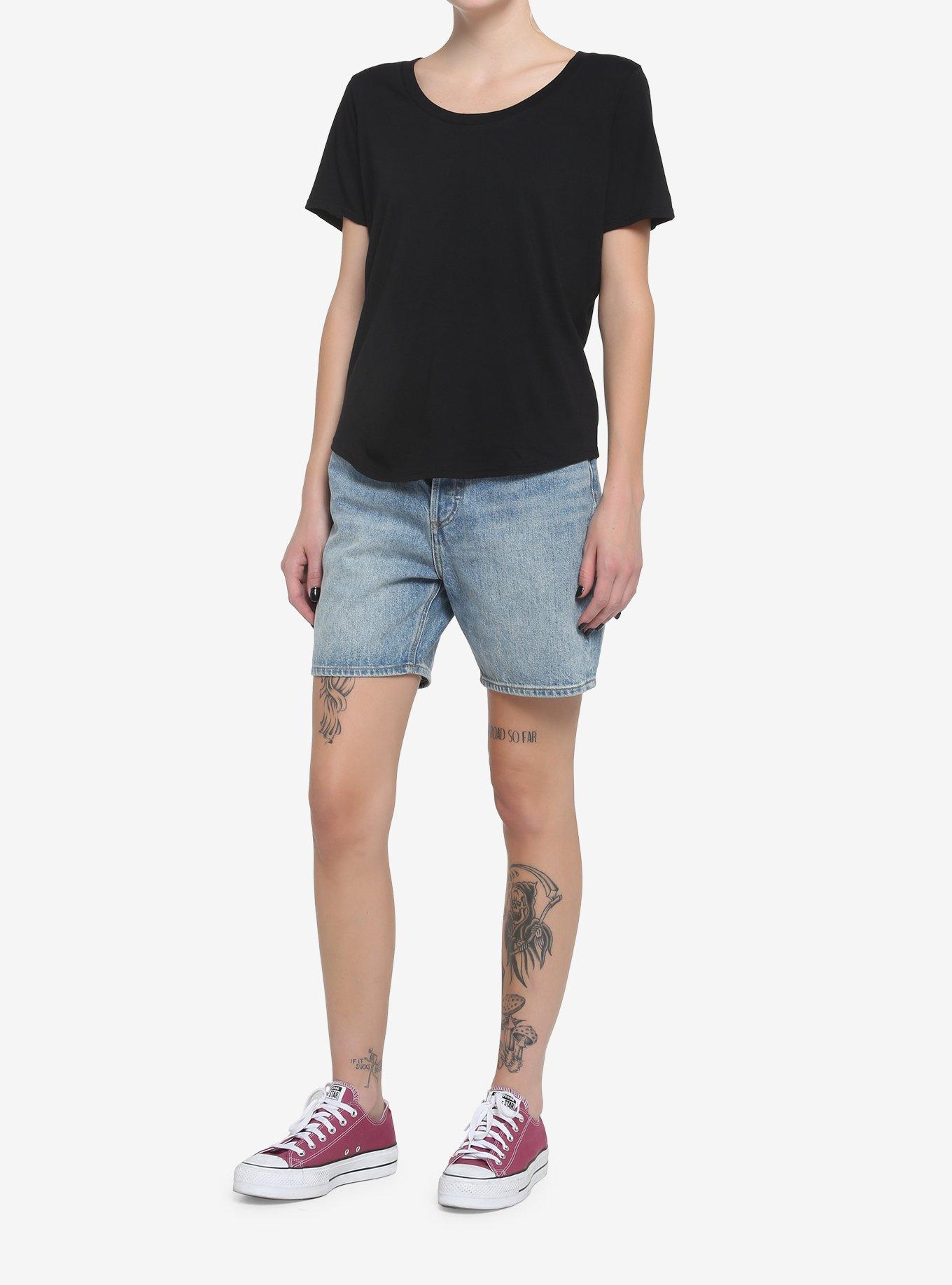 Her Universe Black Scoop Neck Favorite T-Shirt, , hi-res