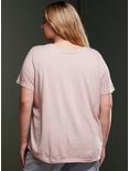 Her Universe Dusty Pink Scoop Neck Favorite T-Shirt Plus Size, OPAL GREY, alternate