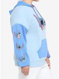 Disney Lilo & Stitch Color-Block Hoodie Plus Size, BLUE, alternate