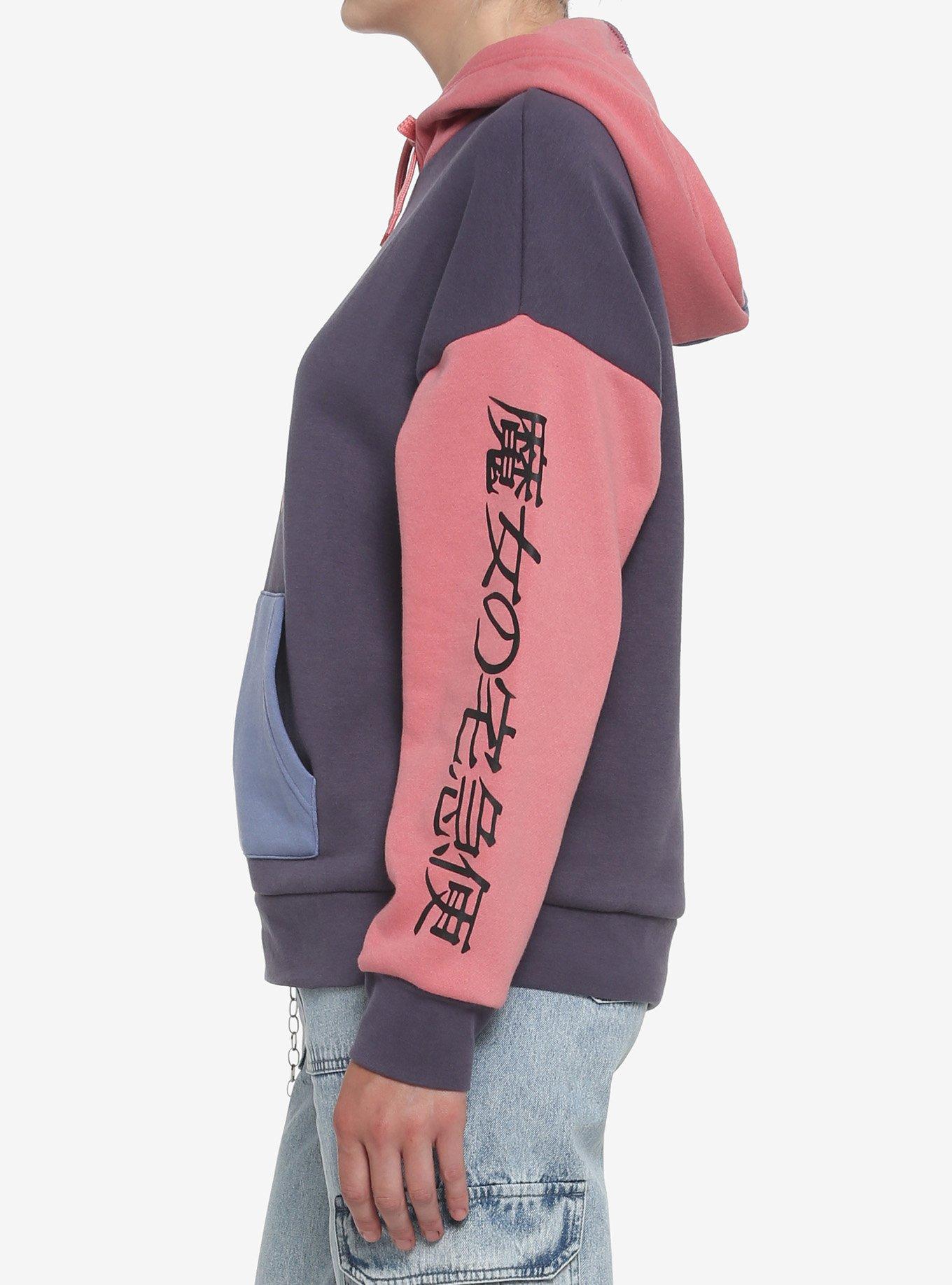 Her Universe Studio Ghibli Kiki's Delivery Service Color-Block Hoodie, PINK  PURPLE, alternate