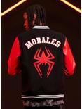 Our Universe Marvel Spider-Man: Across The Spider-Verse Miles Varsity Jacket, BLACK  RED, alternate