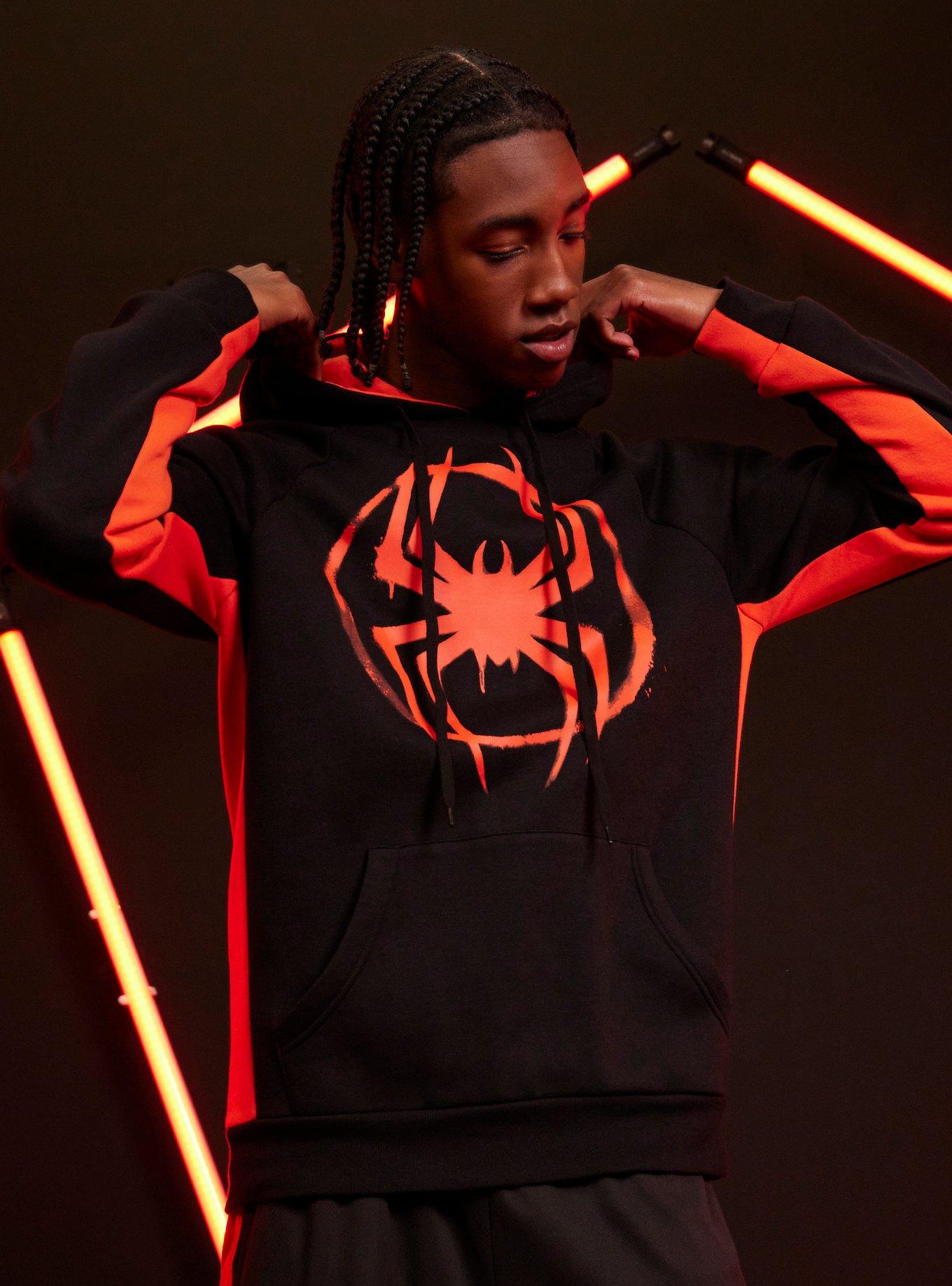 Marvel Miles Morales Hoodie In French Terry