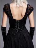 Black Lace Gothic Special Occasion Dress Limited Edition, BLACK, alternate