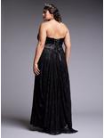 Black Lace Gothic Special Occasion Dress Plus Size Limited Edition, BLACK, alternate