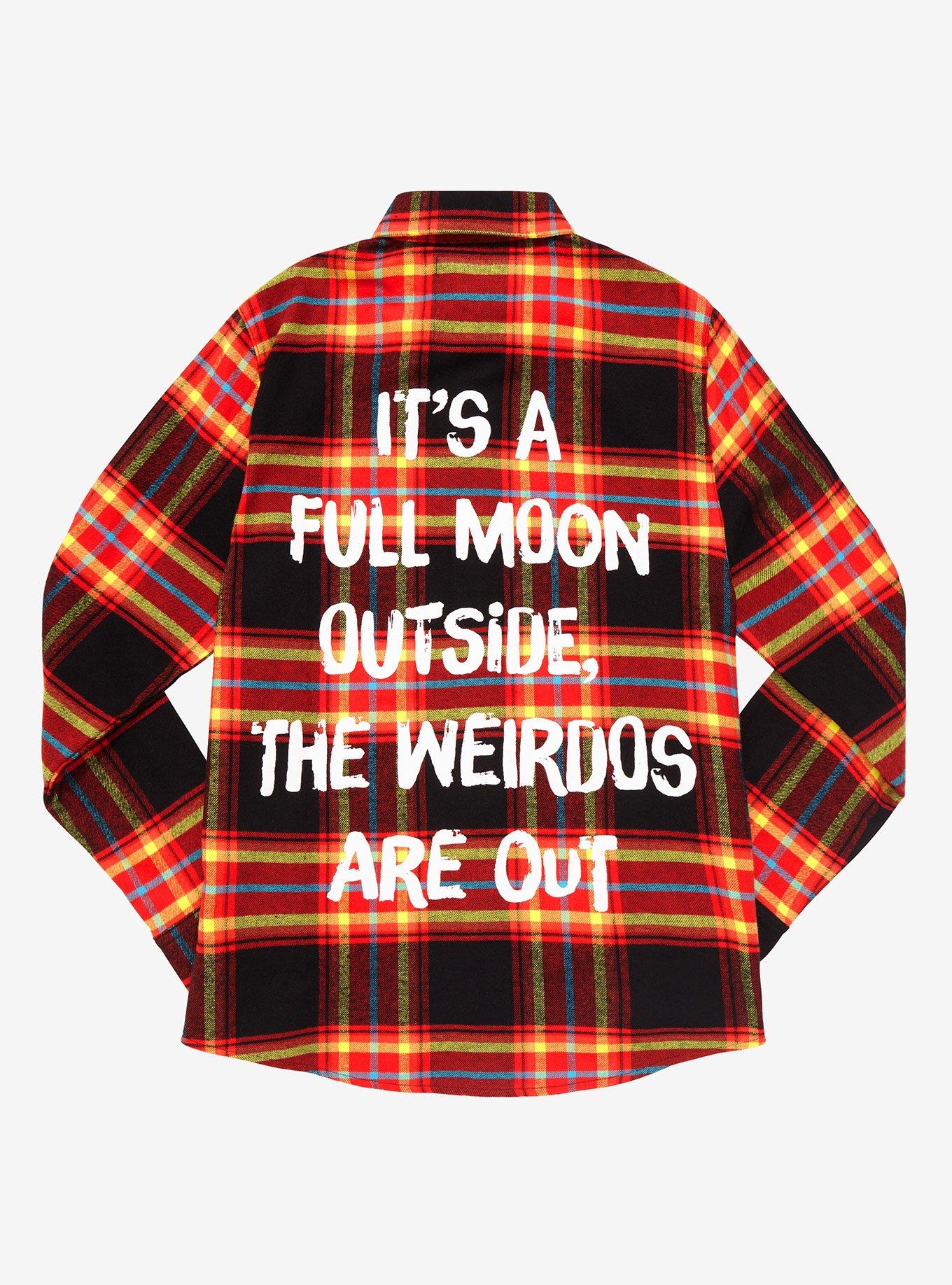 Cakeworthy Disney Hocus Pocus Weirdos are Out Flannel - BoxLunch Exclusive, , hi-res