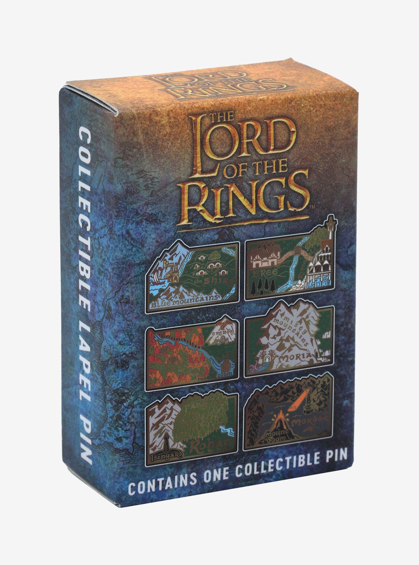 The Lord Of The Rings Middle Earth Map Blind Box Enamel Pin, , alternate