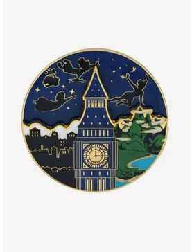 Loungefly Disney Peter Pan London and Neverland Spin Enamel Pin - BoxLunch Exclusive, , hi-res