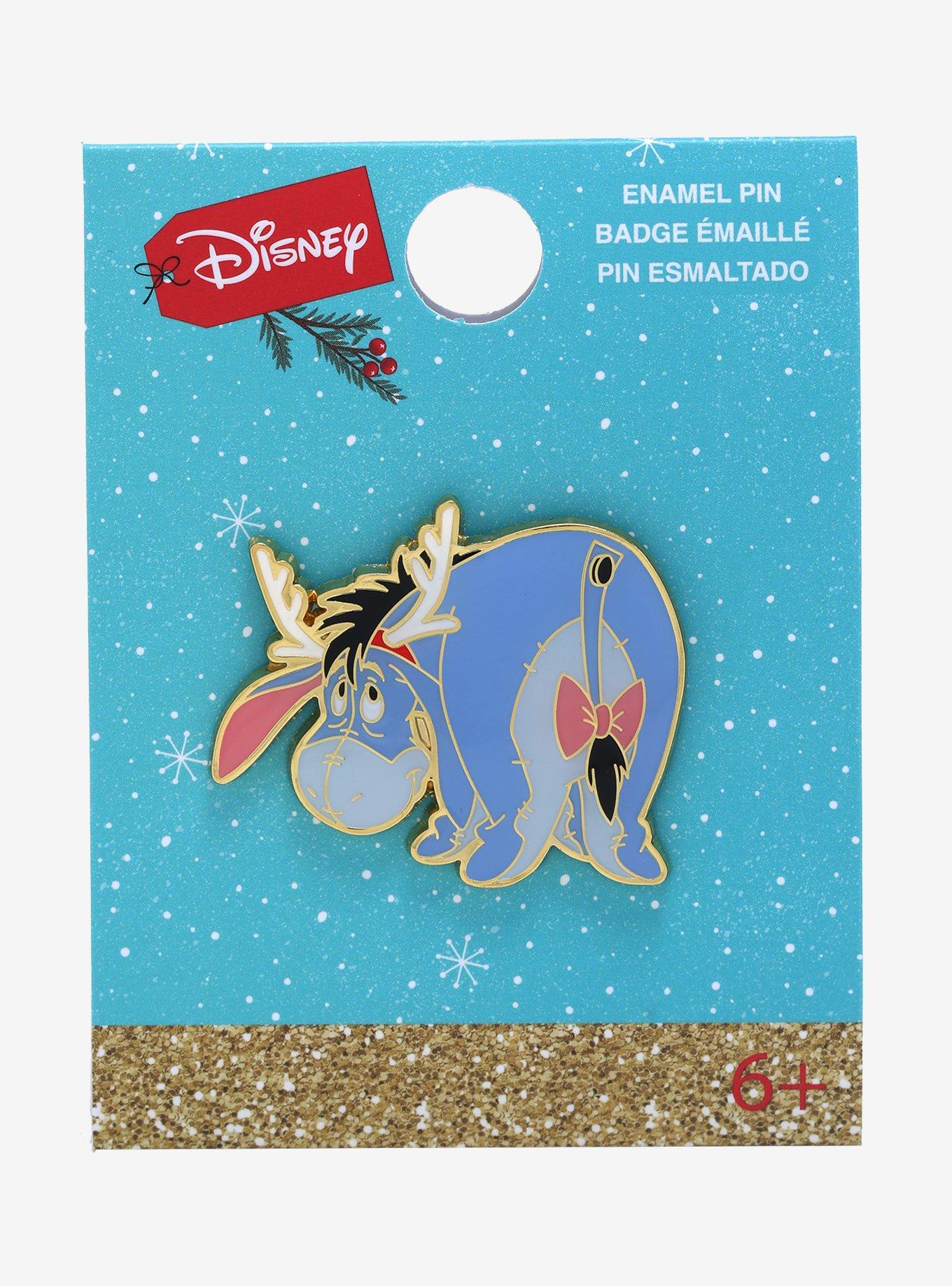 Loungefly Disney Winnie the Pooh Eeyore Reindeer Enamel Pin - BoxLunch Exclusive , , alternate