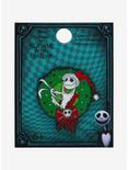 Loungefly Disney The Nightmare Before Christmas Jack & Zero Holiday Enamel Pin - BoxLunch Exclusive, , alternate