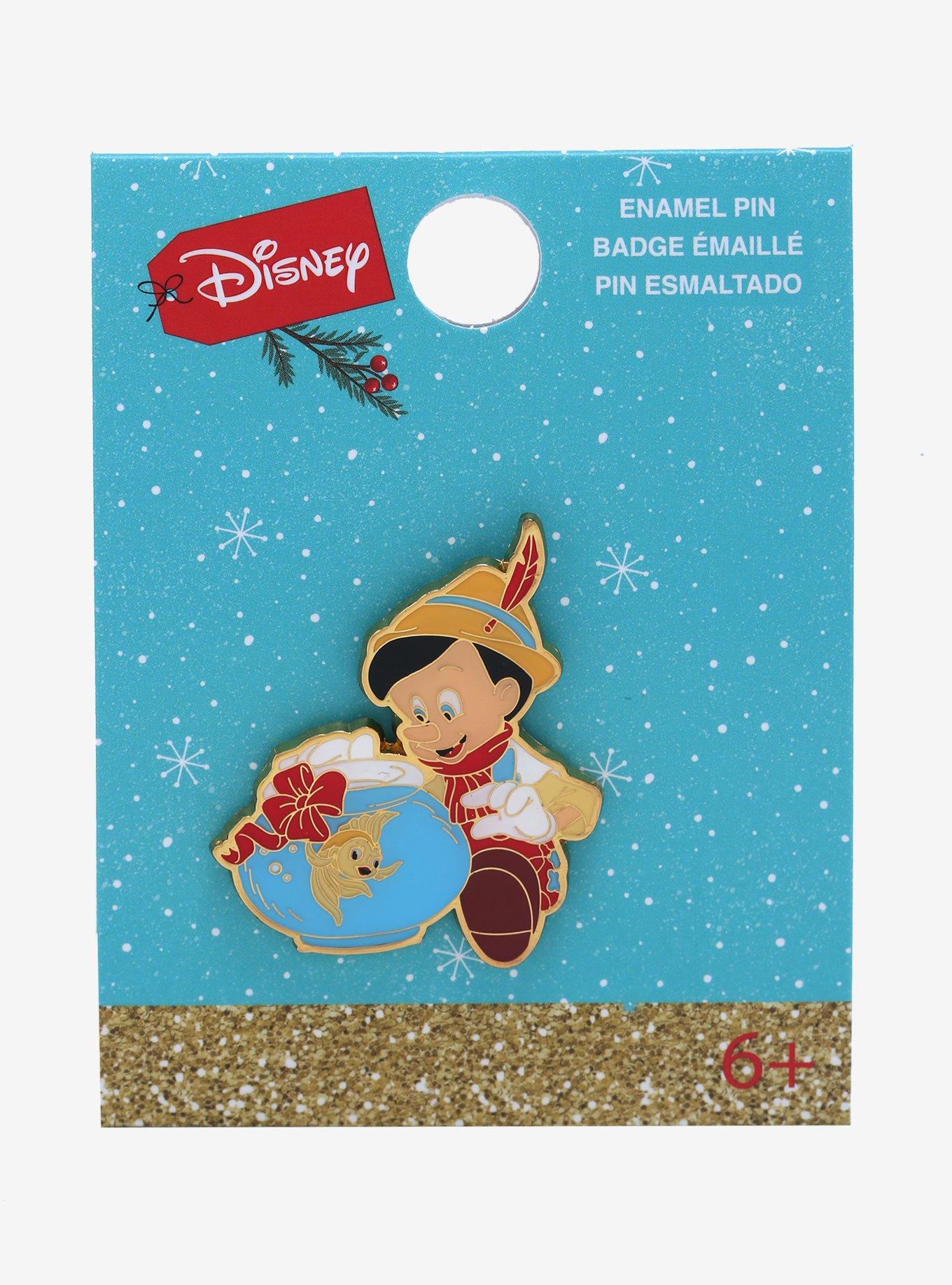 Loungefly Disney Pinocchio Holiday Enamel Pin - BoxLunch Exclusive, , alternate