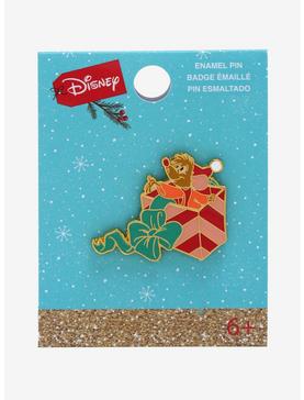 Loungefly Disney Cinderella Jaq in Gift Enamel Pin - BoxLunch Exclusive , , hi-res