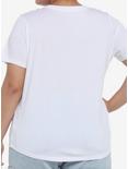 Her Universe White Crewneck Favorite T-Shirt Plus Size, CLOUD DANCER, alternate