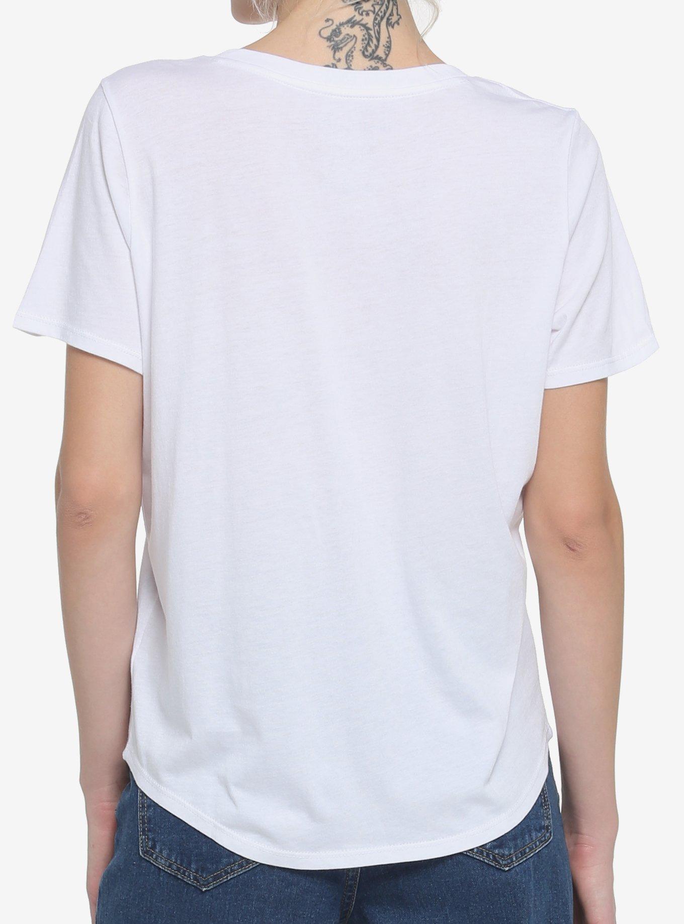 Her Universe White V-Neck Favorite T-Shirt, CLOUD DANCER, alternate
