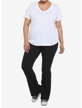 Her Universe White V-Neck Favorite T-Shirt Plus Size, , hi-res