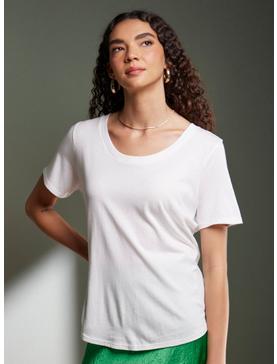 Her Universe White Scoop Neck Favorite T-Shirt, , hi-res