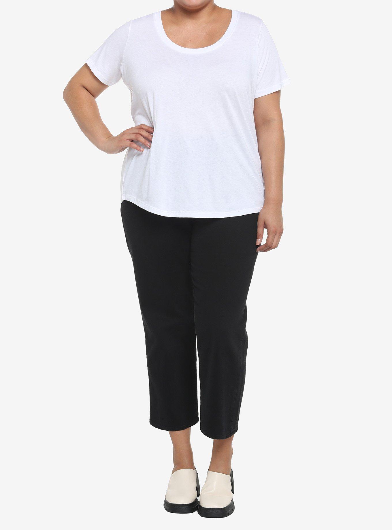 Her Universe White Scoop Neck Favorite T-Shirt Plus Size, , hi-res