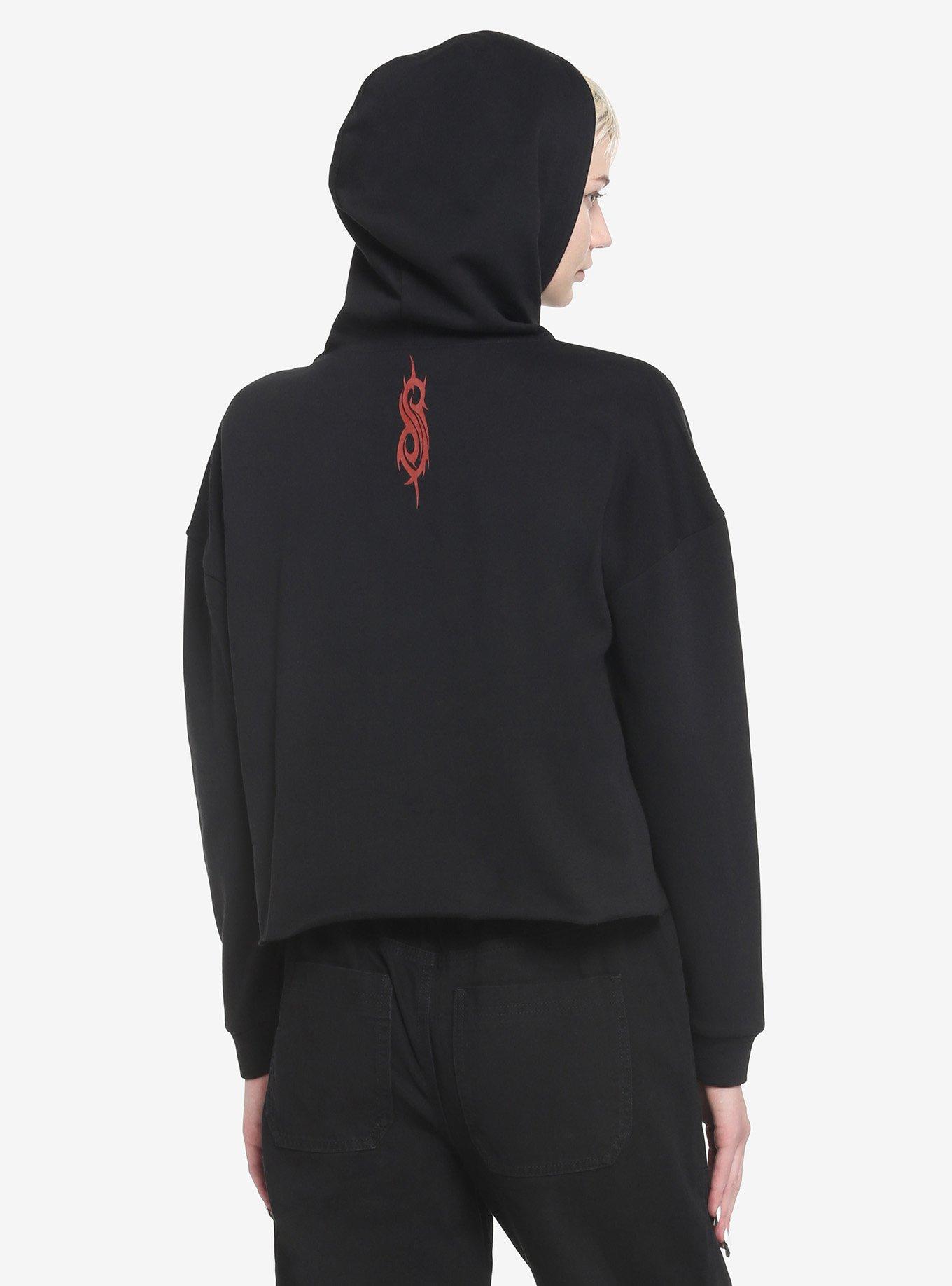Slipknot Hooded Figure Girls Crop Hoodie, , hi-res