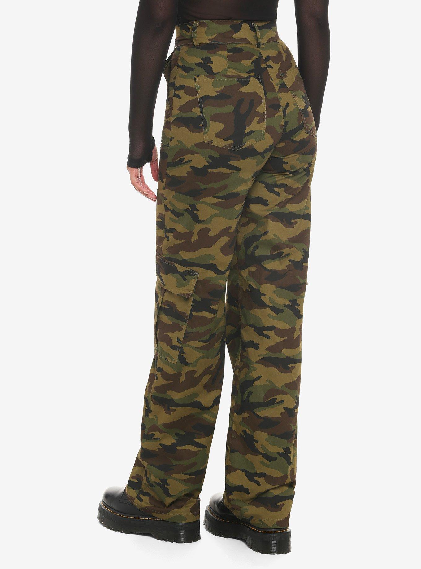 Camouflage Cargo Pants, OLIVE, alternate